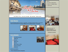Tablet Screenshot of hotelelectra.com.ar